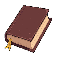 fairy tale storybook  bookmarked ribbon
