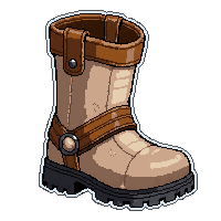 bone skeleton boots  simple plain