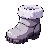 cloud fluffy boots  brand new polished