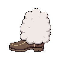 cloud fluffy boots  simple plain
