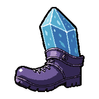 crystal gem boots  battle damaged