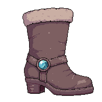 crystal gem boots  muddy dirty