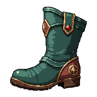 crystal gem boots  ornate decorated