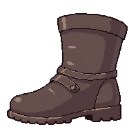 dwarf steel boots  brand new polished