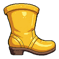 dwarf steel boots  legendary golden