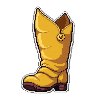 elven leaf boots  legendary golden