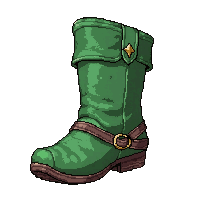 elven leaf boots  pristine clean