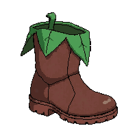elven leaf boots  simple plain