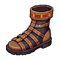 gladiator strapped sandals  enchanted glowing