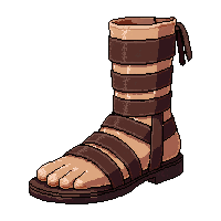 gladiator strapped sandals  pristine clean