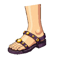 holy light sandals  enchanted glowing