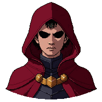 Crimson Vampire Cloak  Armored Reinforced — free pixel art sprite from Runner Capes