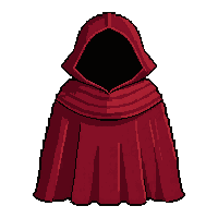 crimson vampire cloak embroidered symbols