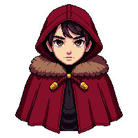 crimson vampire cloak fur trimmed collar