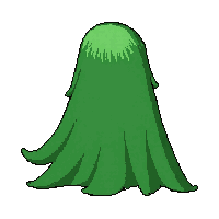emerald forest cape flowing billowing