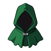 emerald forest cape hooded with cowl