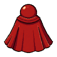 Fire Flame Cape  Embroidered Symbols — free pixel art sprite from Runner Capes