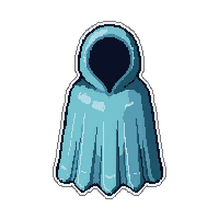 frost ice cape embroidered symbols