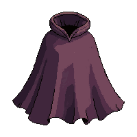 Torn Tattered Cape Flowing Billowing — free pixel art sprite from the Runner Capes collection, transparent PNG