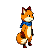 South East — free pixel art sprite from Runner Characters Foxkit