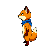 West — free pixel art sprite from Runner Characters Foxkit
