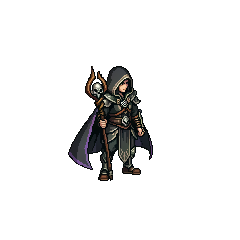 East — free pixel art sprite from Runner Characters Genre Dark Mage