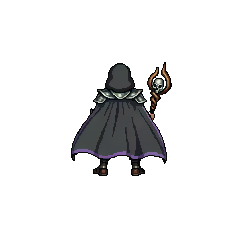 North West — free pixel art sprite from Runner Characters Genre Dark Mage
