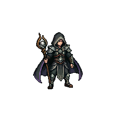 South East — free pixel art sprite from Runner Characters Genre Dark Mage