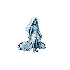 South East — free pixel art sprite from Runner Characters Genre Ghost Bride