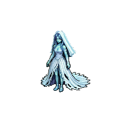 South West — free pixel art sprite from Runner Characters Genre Ghost Bride