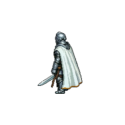 West — free pixel art sprite from Runner Characters Genre Paladin Knight