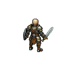 North West — free pixel art sprite from Runner Characters Genre Skeleton Warrior