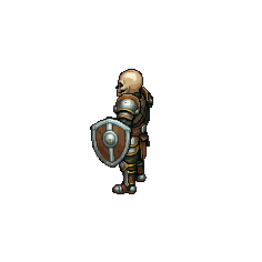 South West — free pixel art sprite from Runner Characters Genre Skeleton Warrior