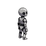 North East — free pixel art sprite from Runner Characters Ghostbot