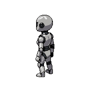 North West — free pixel art sprite from Runner Characters Ghostbot