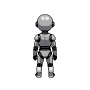North — free pixel art sprite from Runner Characters Ghostbot
