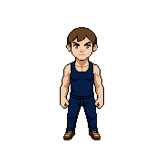 South — free pixel art sprite from Runner Characters Gymbro