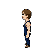 West — free pixel art sprite from Runner Characters Gymbro