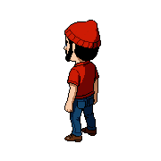 North West — free pixel art sprite from Runner Characters Hipster