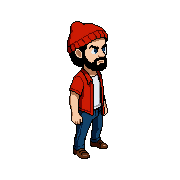 South East — free pixel art sprite from Runner Characters Hipster
