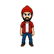 South — free pixel art sprite from Runner Characters Hipster