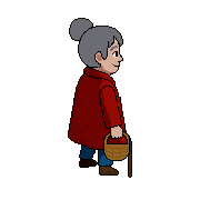 North East — free pixel art sprite from Runner Characters Oldlady