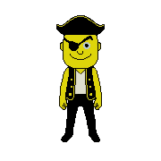 South — free pixel art sprite from Runner Characters Pirateghost