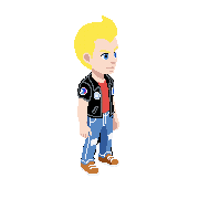 South East — free pixel art sprite from Runner Characters Punkrocker