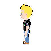 West — free pixel art sprite from Runner Characters Punkrocker