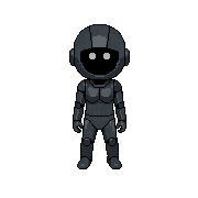 South — free pixel art sprite from Runner Characters Servbot