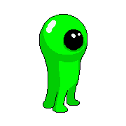 East — free pixel art sprite from Runner Characters Slimer