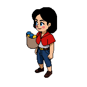 South West — free pixel art sprite from Runner Characters Vendoria