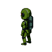 North West — free pixel art sprite from Runner Characters Warmech