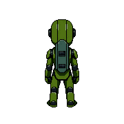 North — free pixel art sprite from Runner Characters Warmech